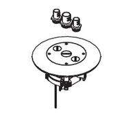 Legrand - Wiremold 897CFFTC Single or Dual-Service Floor Box Cover